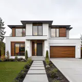Modern home exterior architectural style